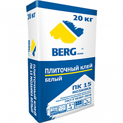 Клей ПК15 вн/раб 20кг МОЗАЙКА BERGhome