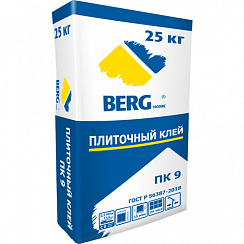 Клей ПК9 плит вн/раб 25 стандарт BERGhome